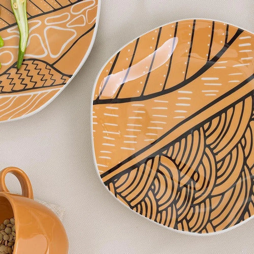 Jogo 30 Peças Porcelana De Jantar & Chá - Ryo Raízes - Image 6